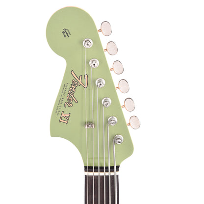 Fender Custom Shop 1962 Bass VI Deluxe Classic Classic Faded Sweet Pea Green LEFTY Bass Guitars / 5-String or More