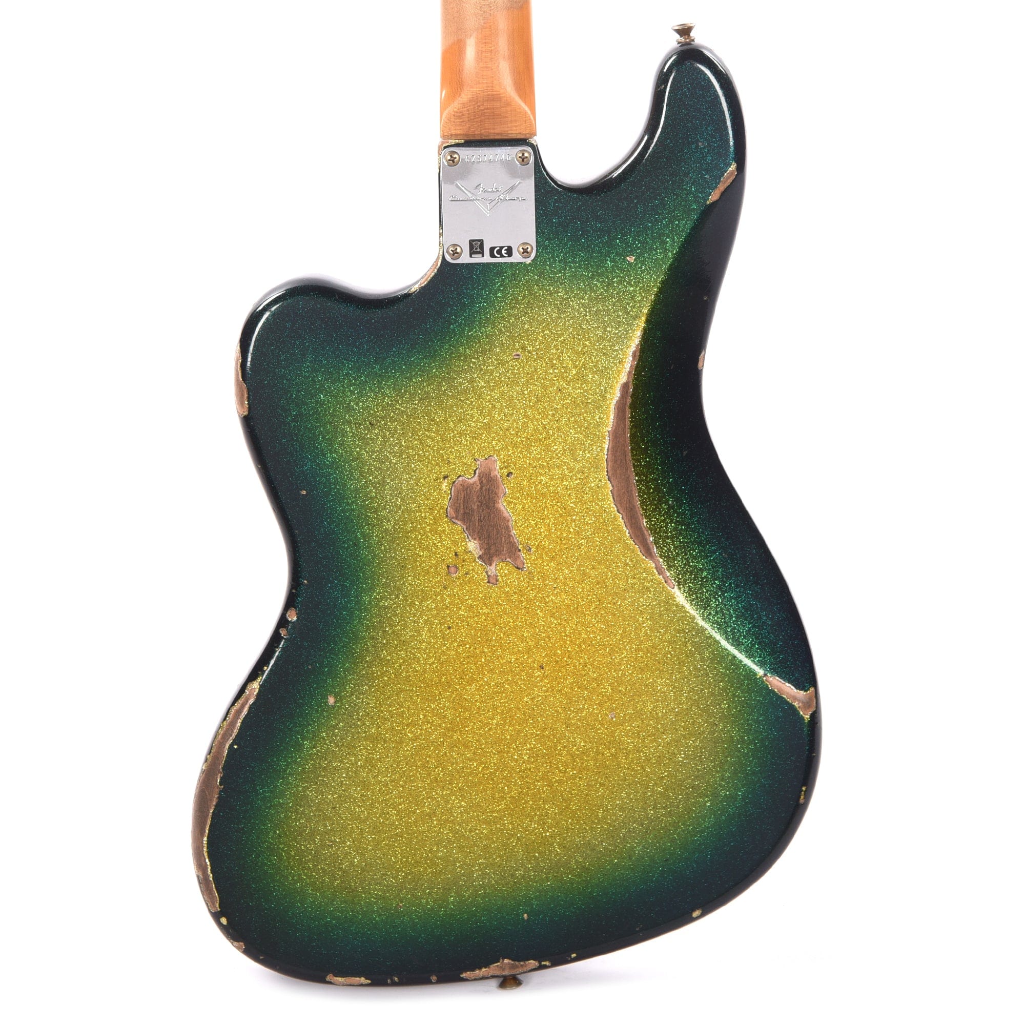 Fender Custom Shop 1962 Bass VI Heavy Relic Super Aged Surf Burst Spar ...