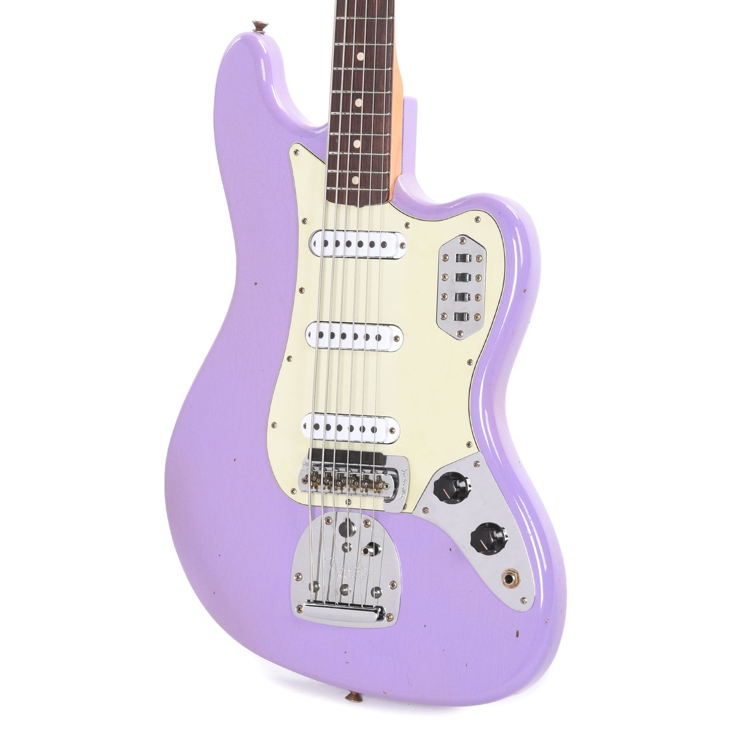 Fender Custom Shop 1962 Bass VI Journeyman Relic Aged Lavender Bass Guitars / 5-String or More