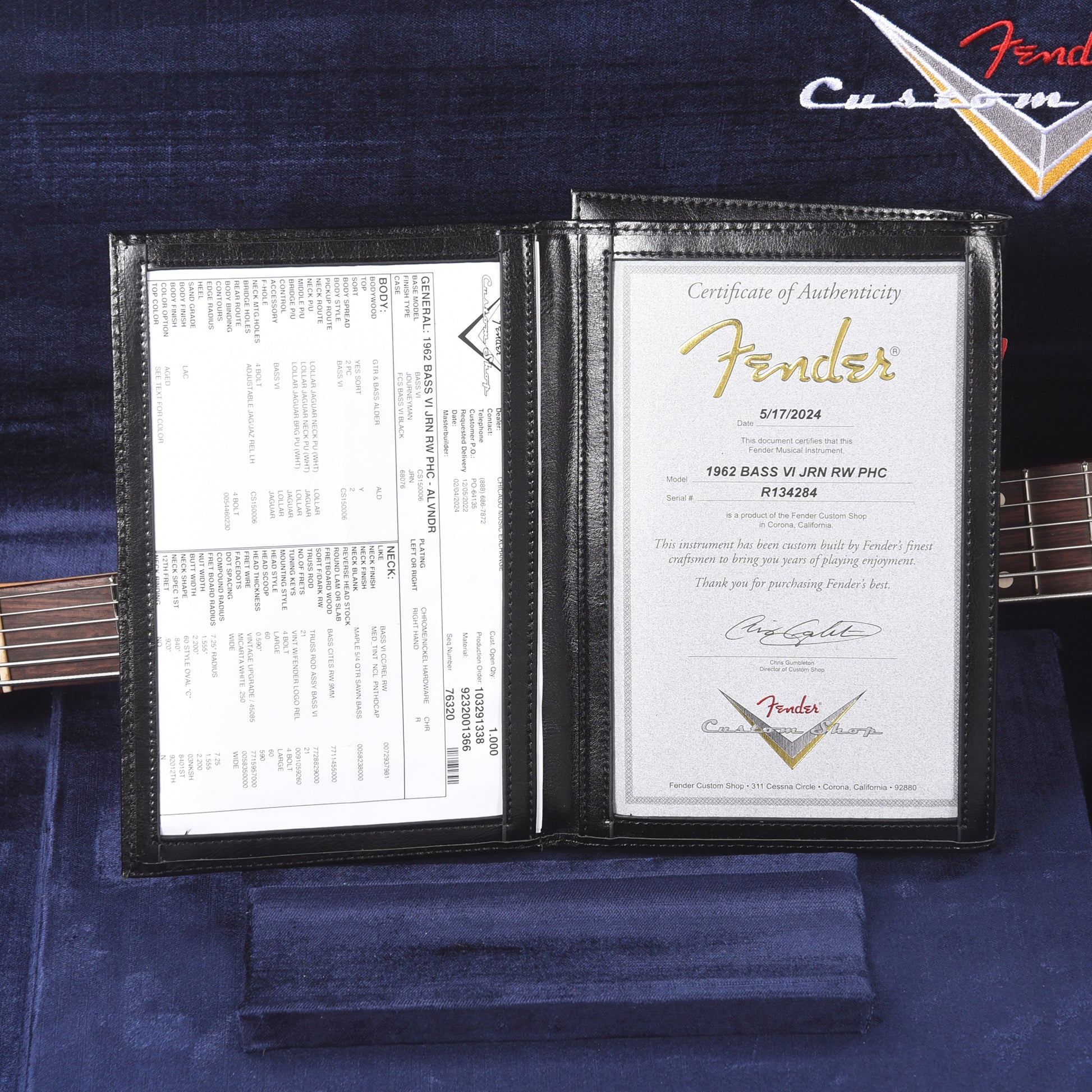 Fender Custom Shop 1962 Bass VI Journeyman Relic Aged Lavender Bass Guitars / 5-String or More