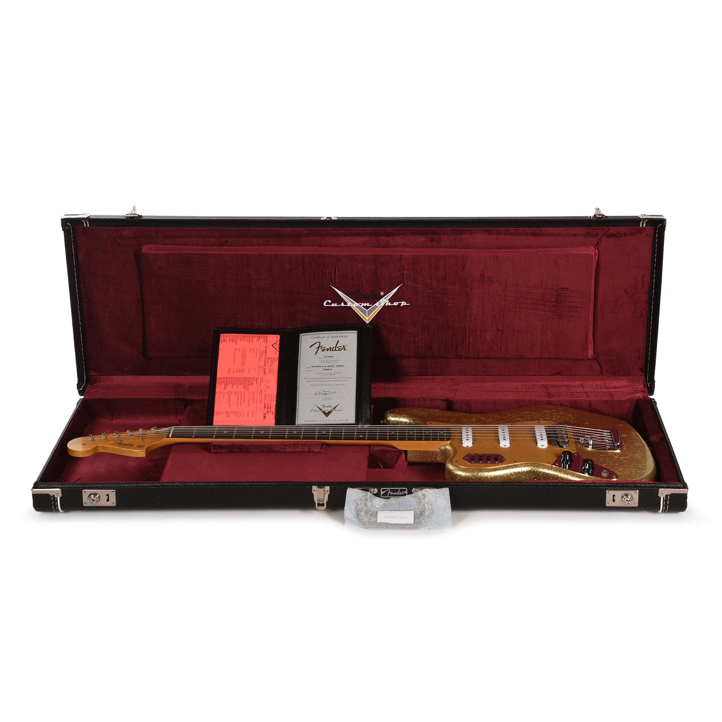 Fender Custom Shop 1962 Bass VI Journeyman Relic Aged Surf Burst Sparkle LEFTY Bass Guitars / 5-String or More