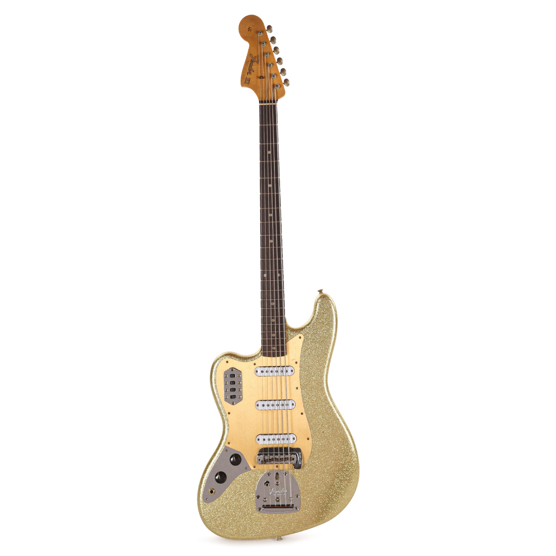Fender Custom Shop 1962 Bass VI Journeyman Relic Aged Surf Burst Sparkle LEFTY Bass Guitars / 5-String or More