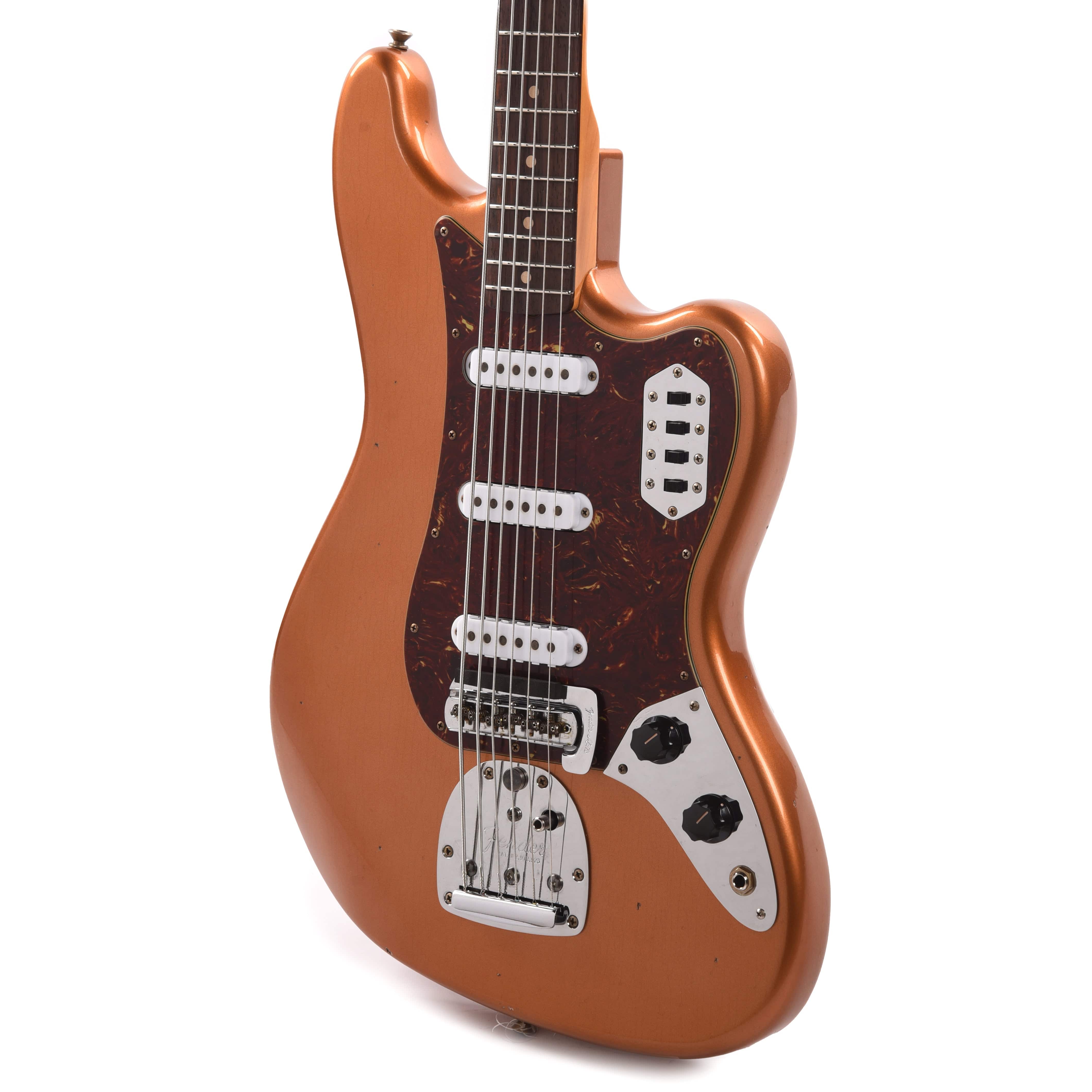 Fender Custom Shop 1962 Bass VI Journeyman Relic Super Faded Burnt Copper Bass Guitars / 5-String or More