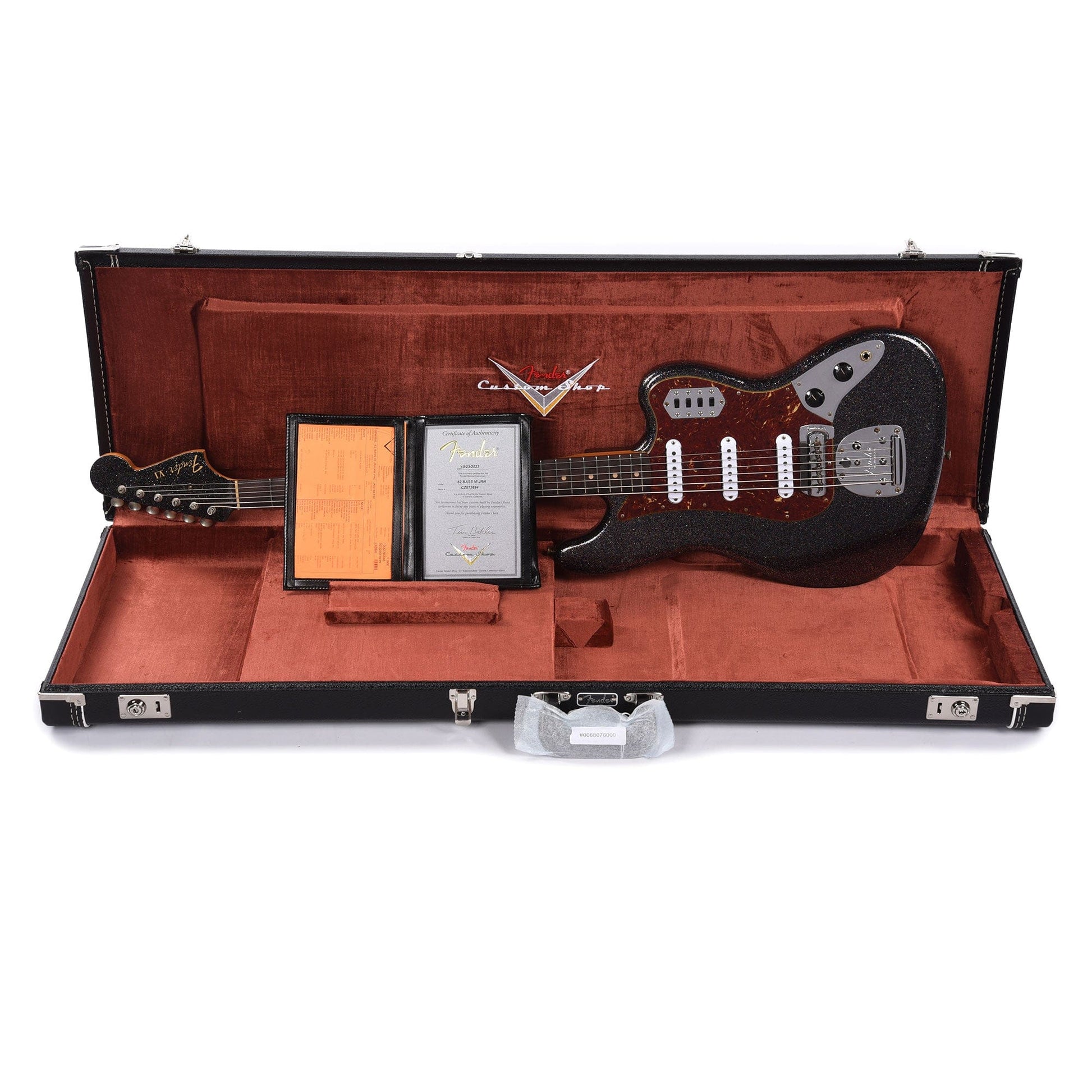 Fender Custom Shop 1962 Bass VI Journeyman Relic Waste Bucket Sparkle Bass Guitars / 5-String or More