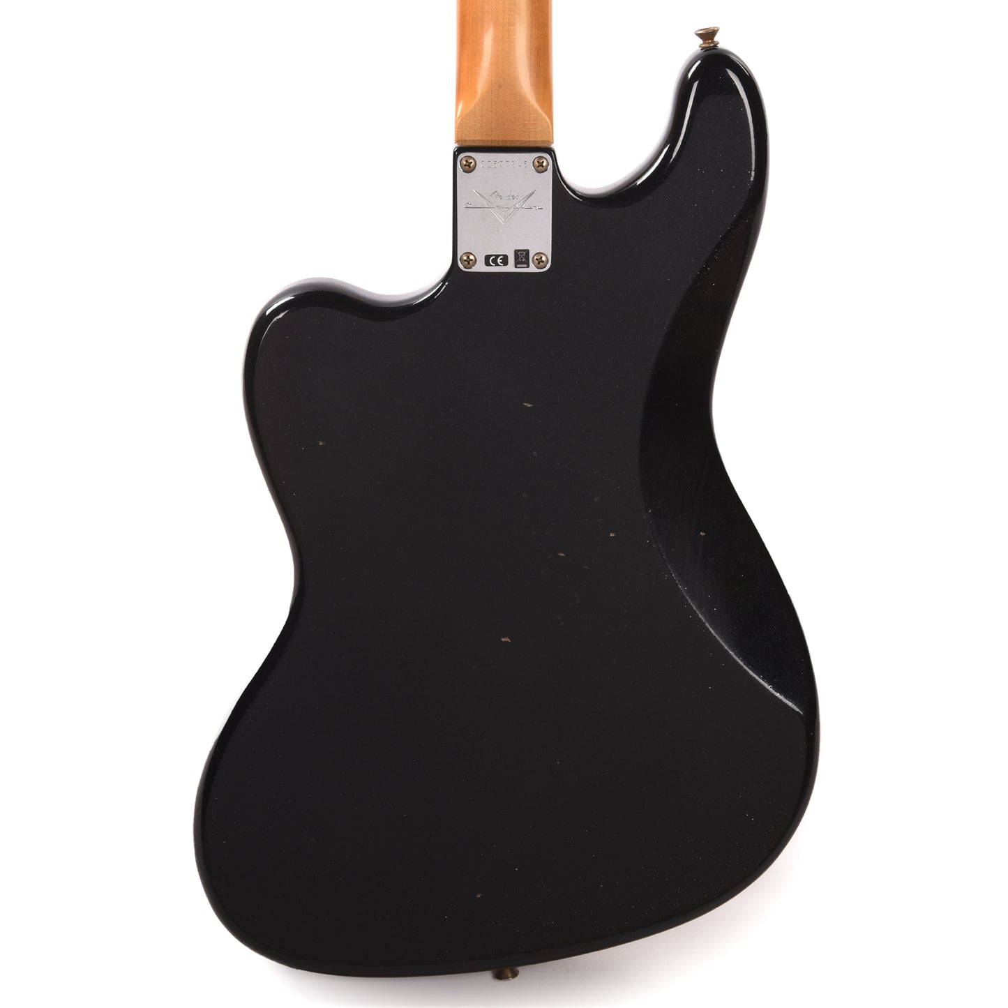 Fender Custom Shop 1962 Bass VI Journeyman Super Aged Space Dust Black w/Anodized Gold Pickguard Bass Guitars / 5-String or More
