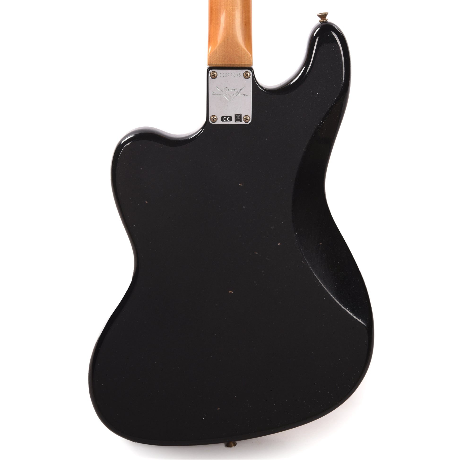 Fender Custom Shop 1962 Bass VI Journeyman Super Aged Space Dust Black w/Anodized Gold Pickguard Bass Guitars / 5-String or More