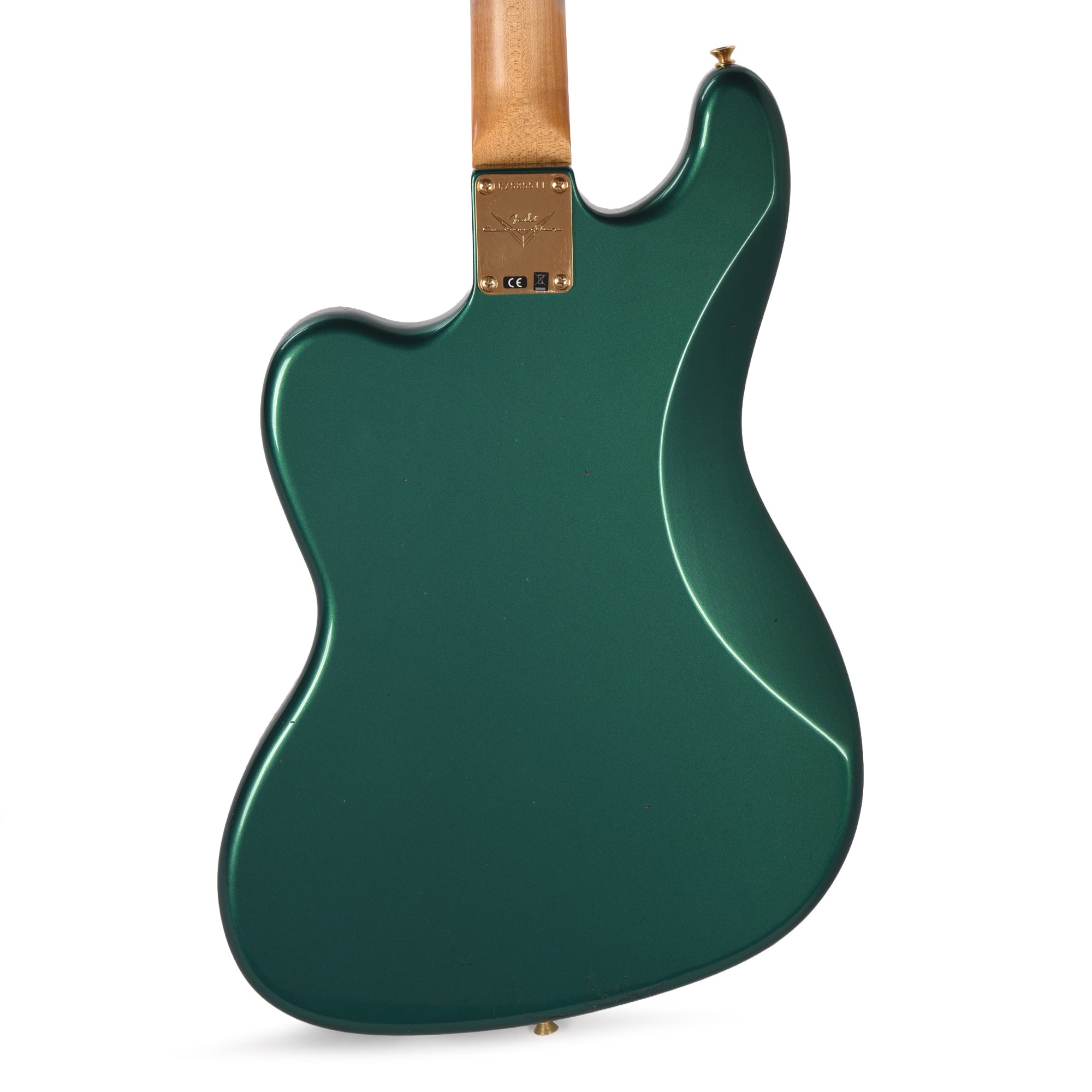 Fender Custom Shop 1966 Bass VI Journeyman Relic Aged British Racing Green Bass Guitars / 5-String or More