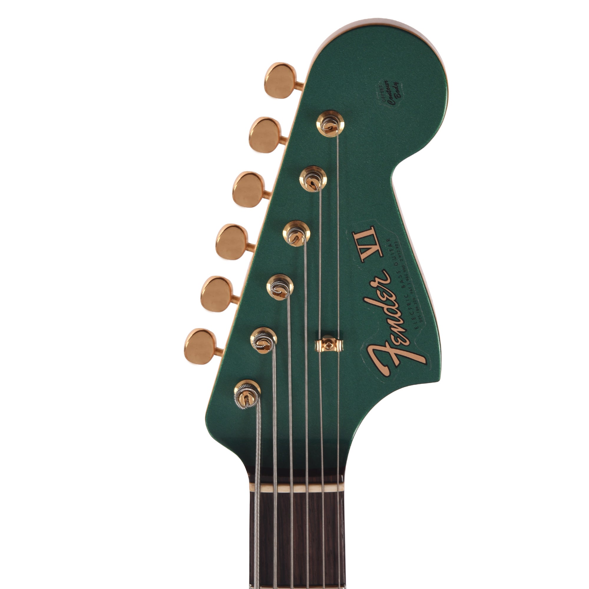 Fender Custom Shop 1966 Bass VI Journeyman Relic Aged British Racing Green Bass Guitars / 5-String or More