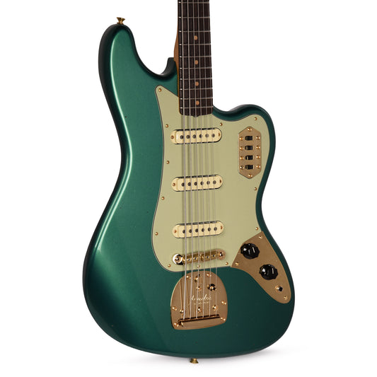 Fender Custom Shop 1966 Bass VI Journeyman Relic Aged British Racing Green Bass Guitars / 5-String or More
