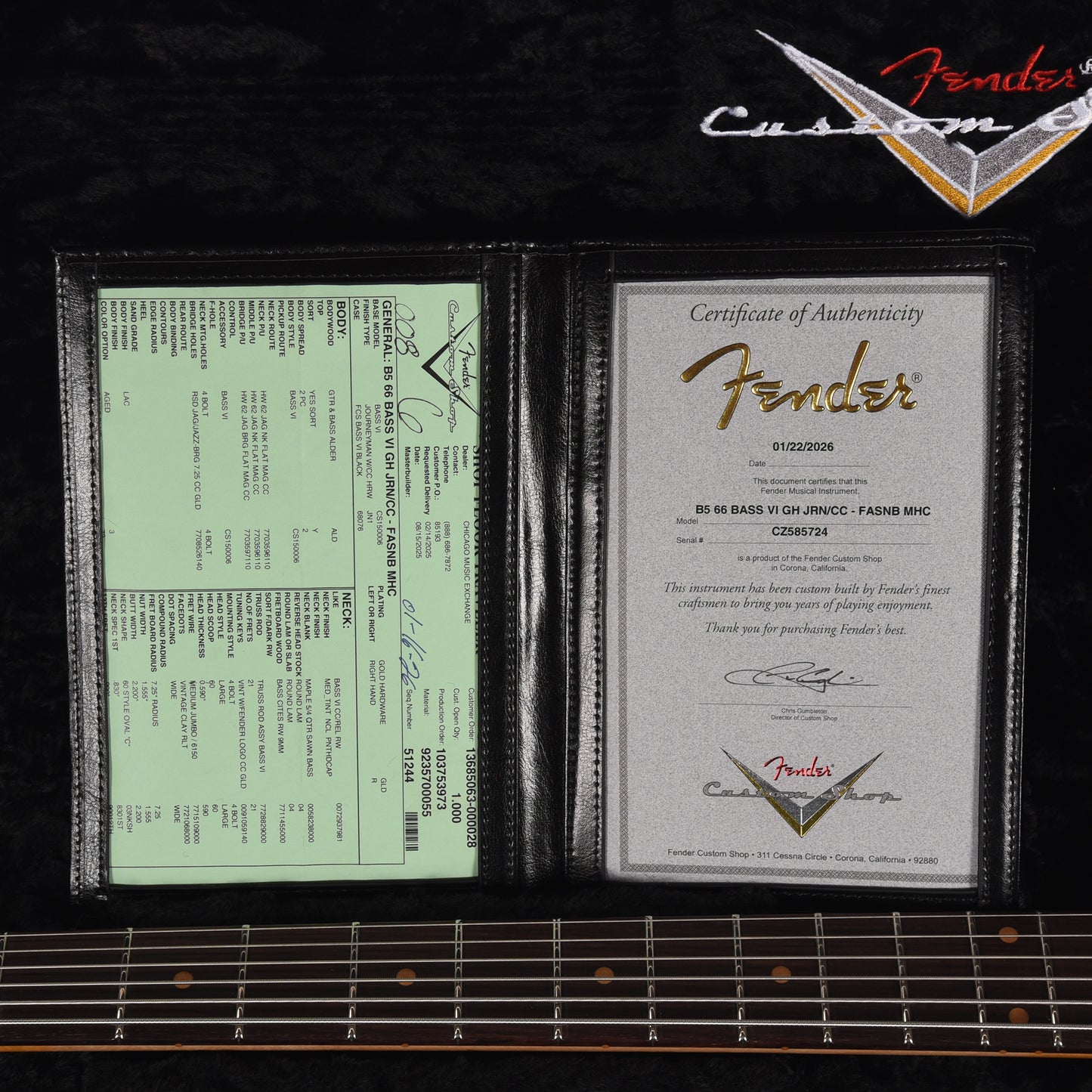 Fender Custom Shop 1966 Bass VI Journeyman Relic Faded Aged Sonic Blue Bass Guitars / 5-String or More