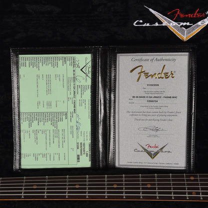 Fender Custom Shop 1966 Bass VI Journeyman Relic Faded Aged Sonic Blue Bass Guitars / 5-String or More