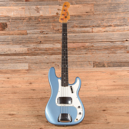 Fender Custom Shop 66 Precision Bass Journeyman Relic Lake Placid Blue 2024 Bass Guitars / 5-String or More