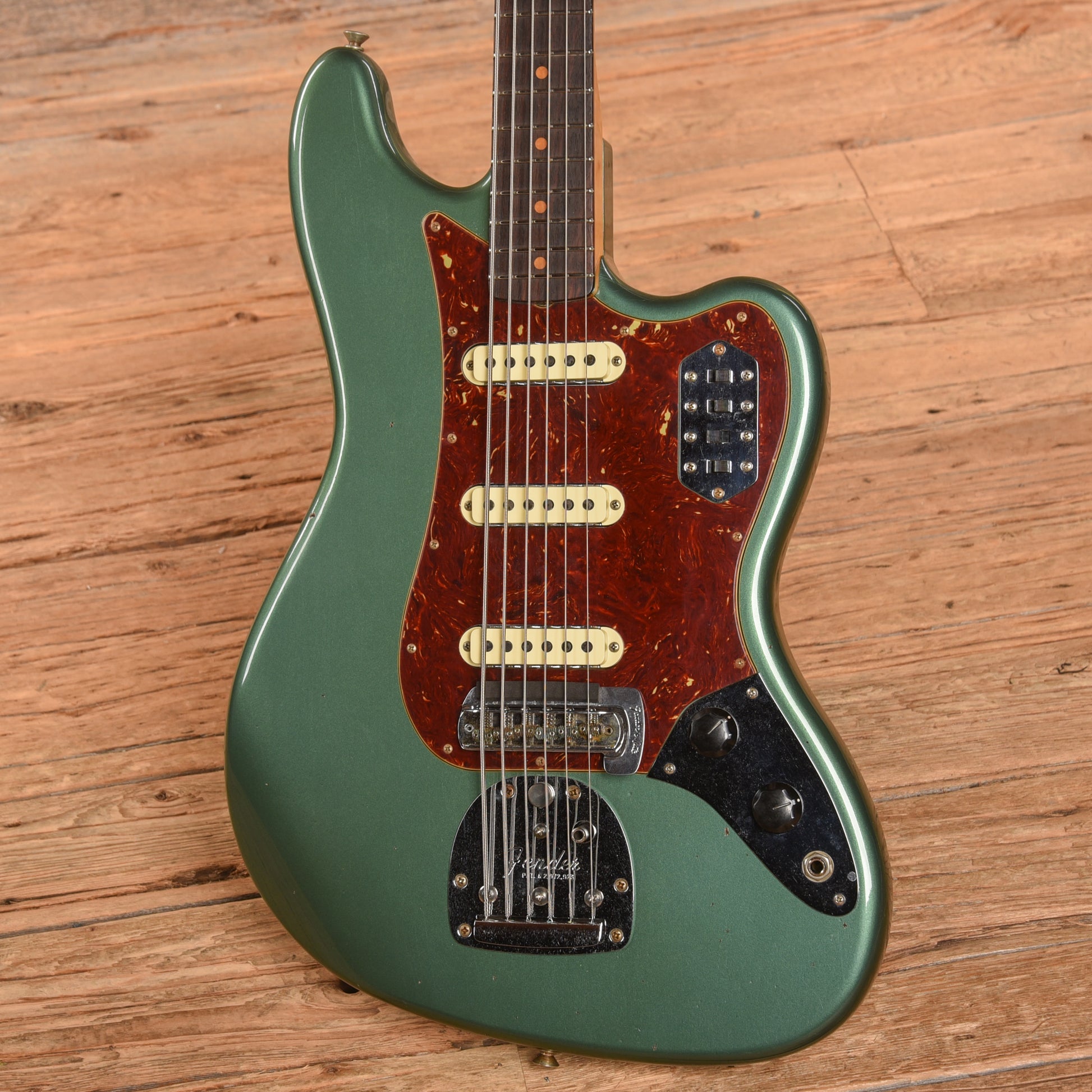 Fender Custom Shop Bass VI Aged Sherwood Green Metaliic 2023 Bass Guitars / 5-String or More