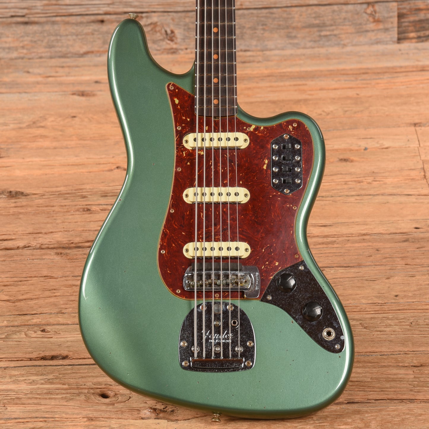 Fender Custom Shop Bass VI Aged Sherwood Green Metaliic 2023 Bass Guitars / 5-String or More