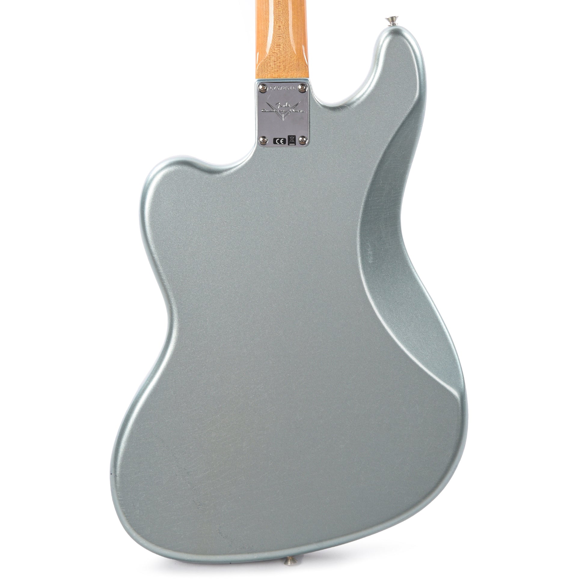 Fender Custom Shop Bass VI Deluxe Closet Classic Aged Firemist Silver Bass Guitars / 5-String or More