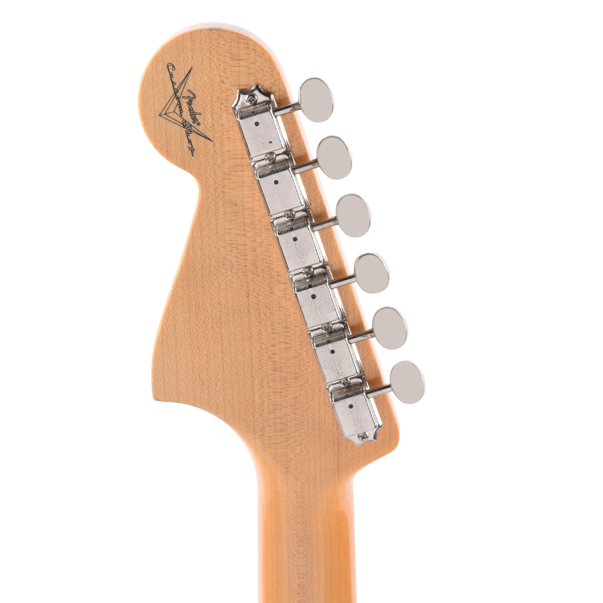 Fender Custom Shop Bass VI Deluxe Closet Classic Aged Firemist Silver Bass Guitars / 5-String or More