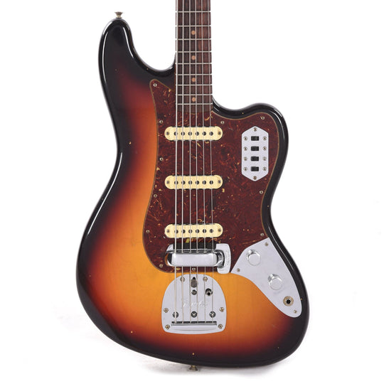 Fender Custom Shop Bass VI Journeyman Relic Aged 3-Color Sunburst Bass Guitars / 5-String or More