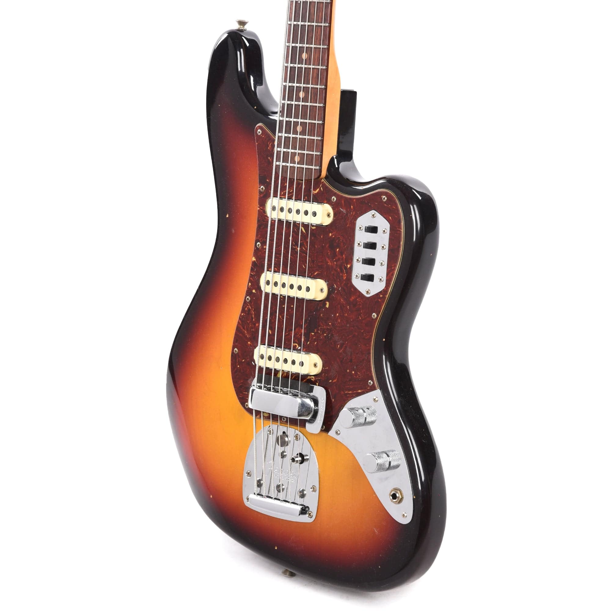 Fender Custom Shop Bass VI Journeyman Relic Aged 3-Color Sunburst Bass Guitars / 5-String or More
