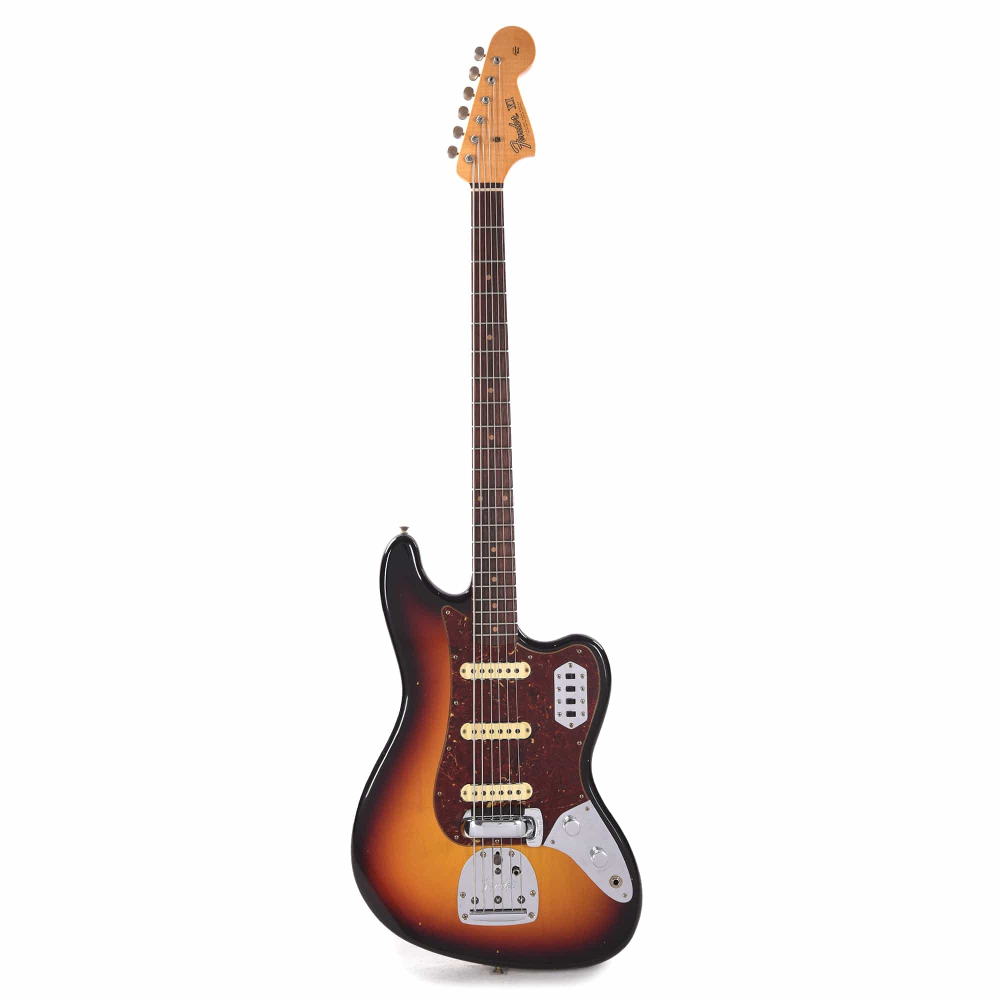 Fender Custom Shop Bass VI Journeyman Relic Aged 3-Color Sunburst Bass Guitars / 5-String or More