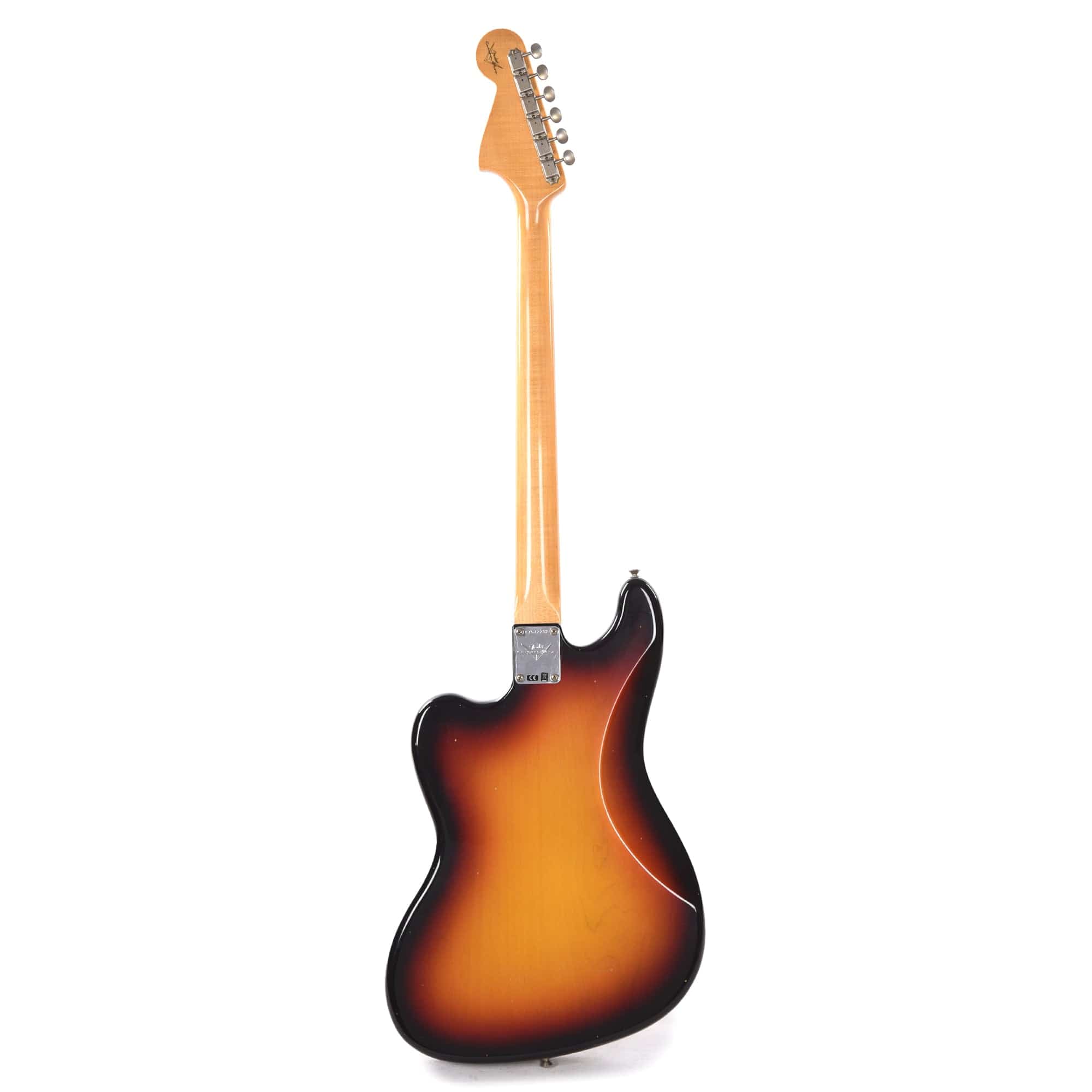 Fender Custom Shop Bass VI Journeyman Relic Aged 3-Color Sunburst Bass Guitars / 5-String or More