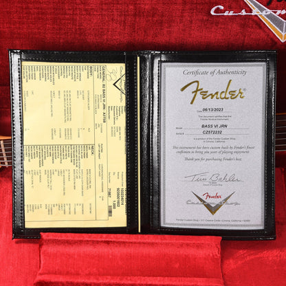 Fender Custom Shop Bass VI Journeyman Relic Aged 3-Color Sunburst Bass Guitars / 5-String or More