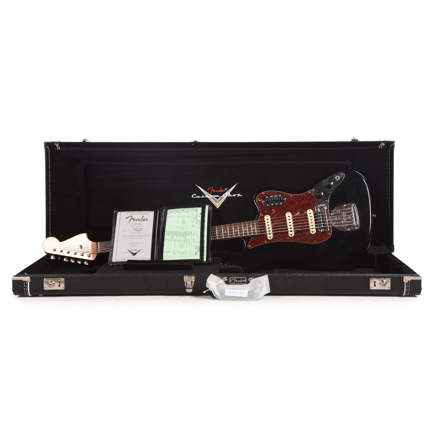 Fender Custom Shop Bass VI Journeyman Relic Aged Black Bass Guitars / 5-String or More