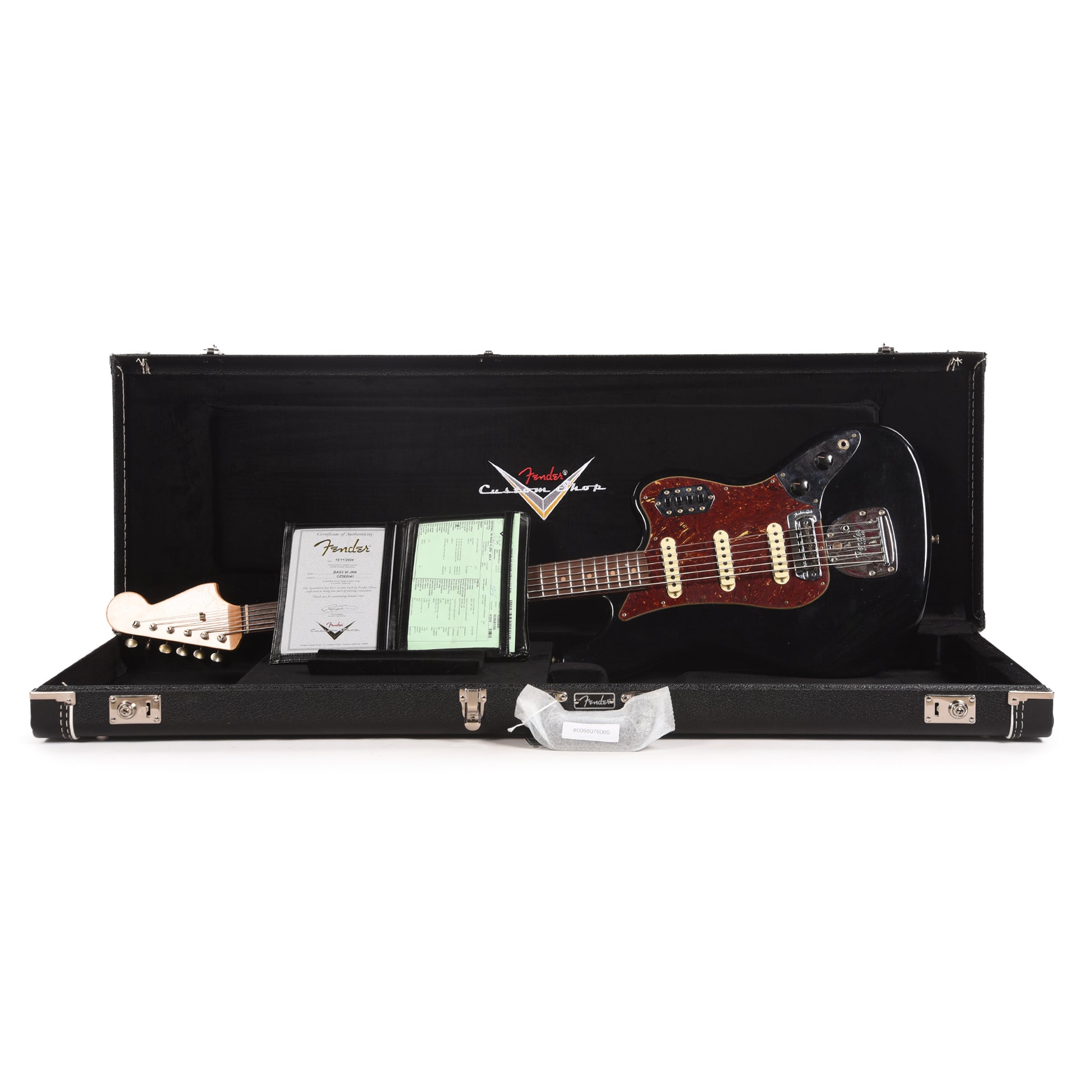 Fender Custom Shop Bass VI Journeyman Relic Aged Black Bass Guitars / 5-String or More