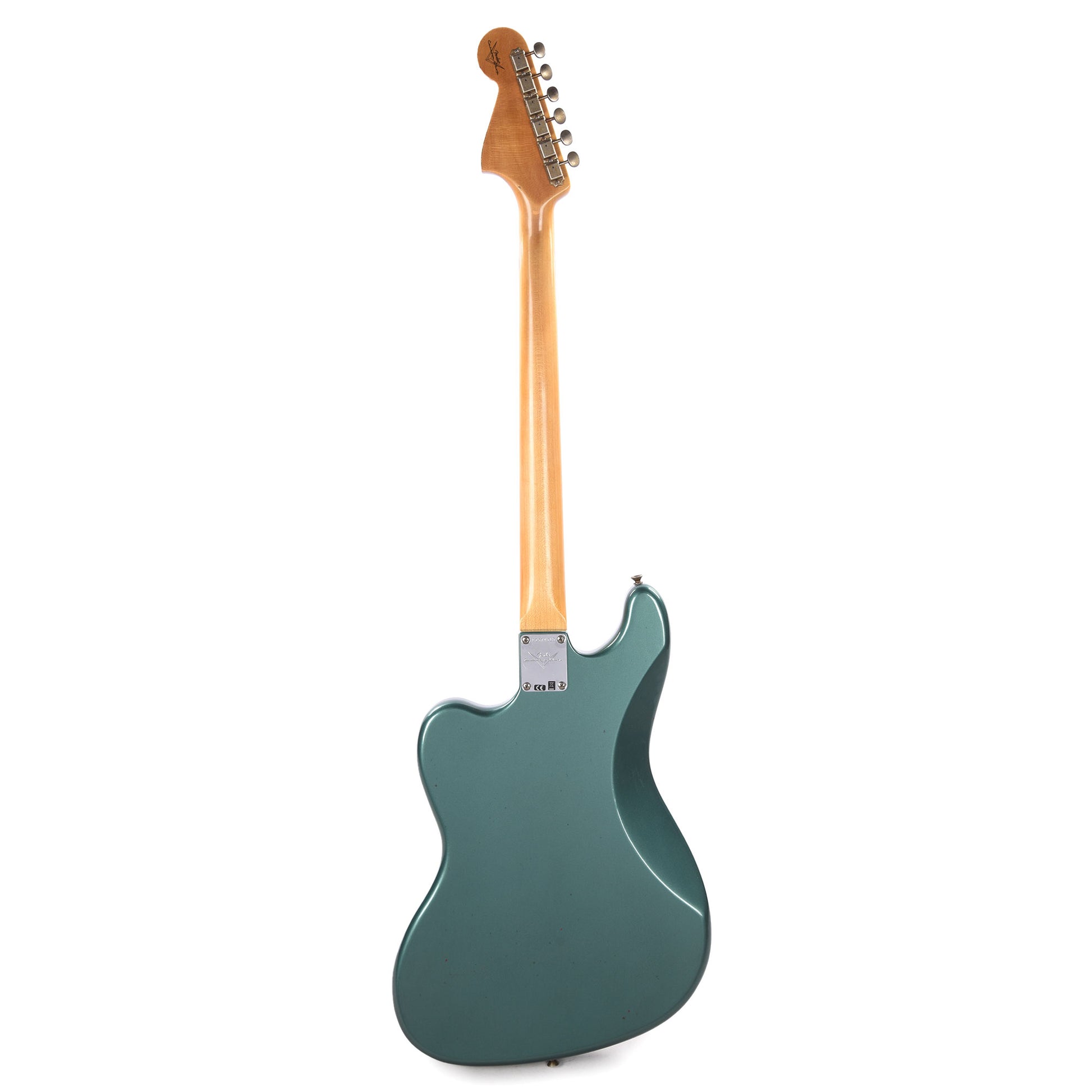 Fender Custom Shop Bass VI Journeyman Relic Aged Sherwood Green Metallic Bass Guitars / 5-String or More