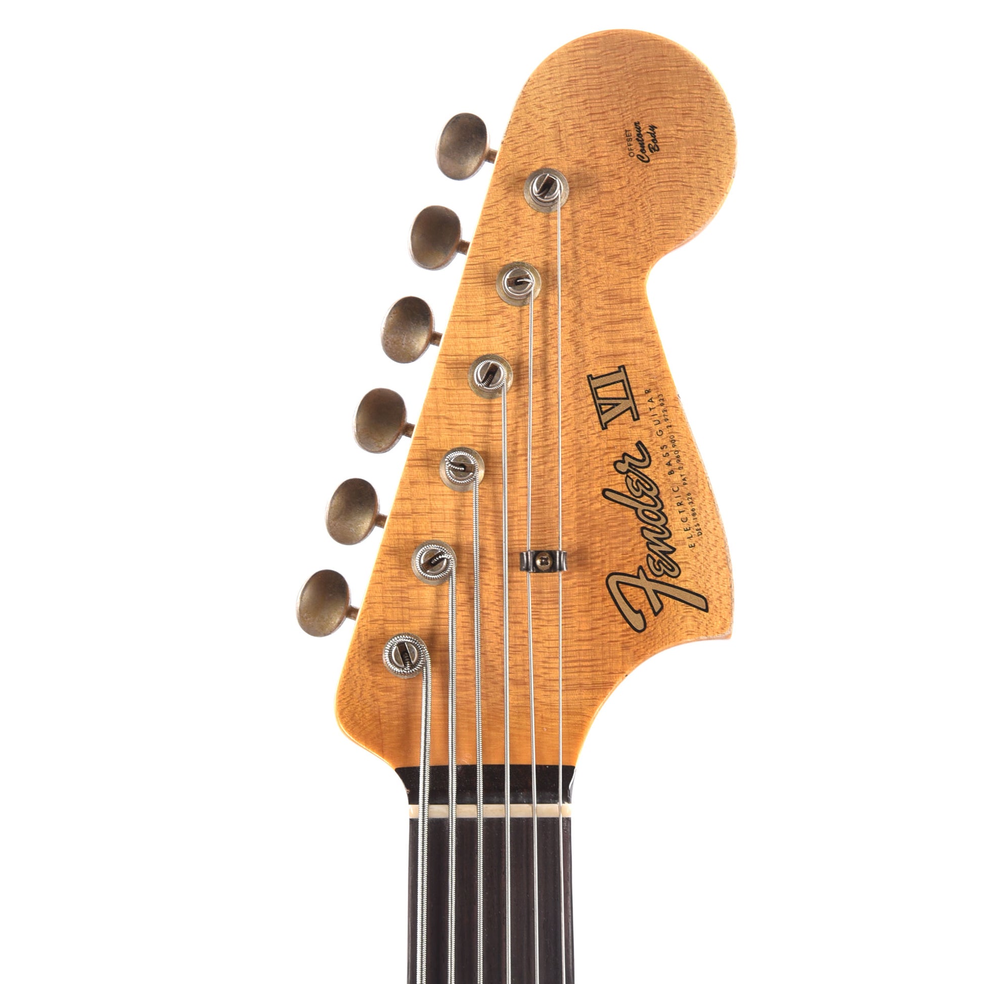 Fender Custom Shop Bass VI Journeyman Relic Aged Sherwood Green Metallic Bass Guitars / 5-String or More