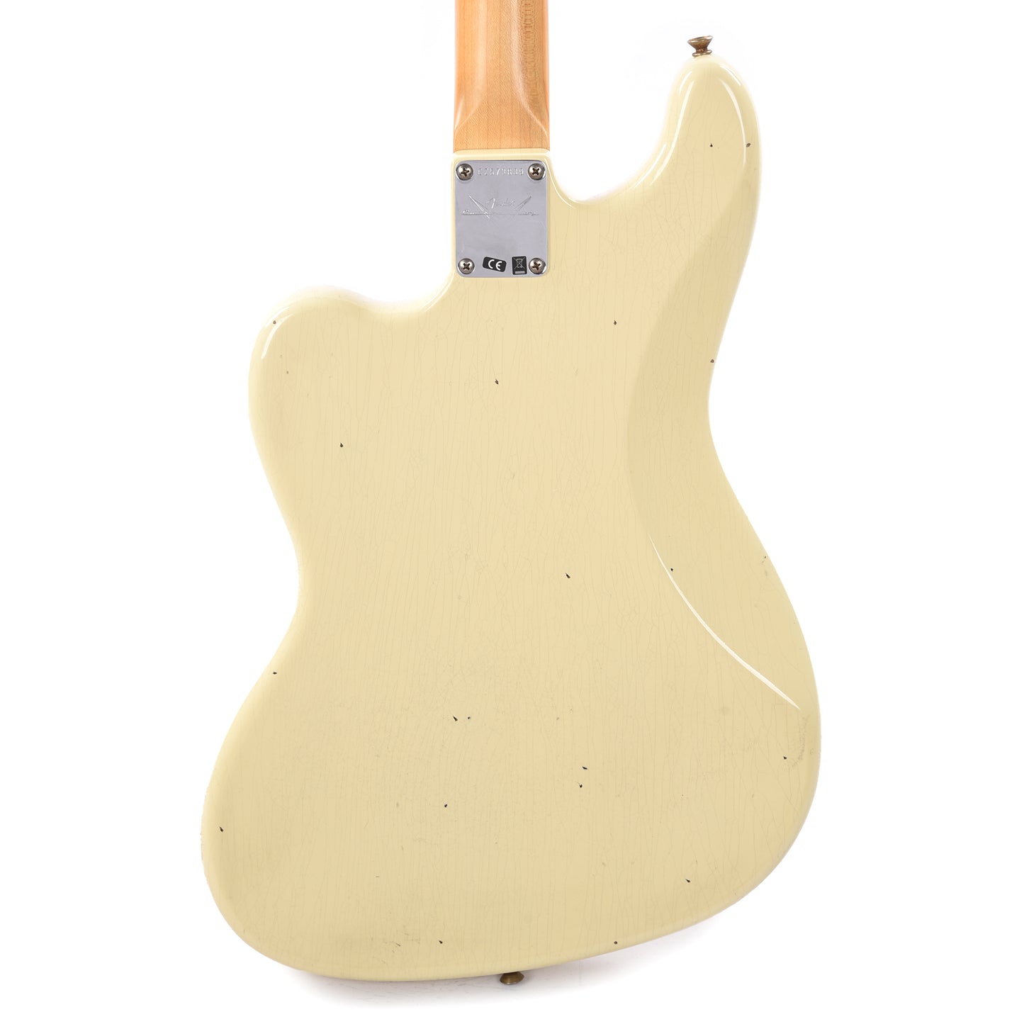 Fender Custom Shop Bass VI Journeyman Relic Vintage White Bass Guitars / 5-String or More