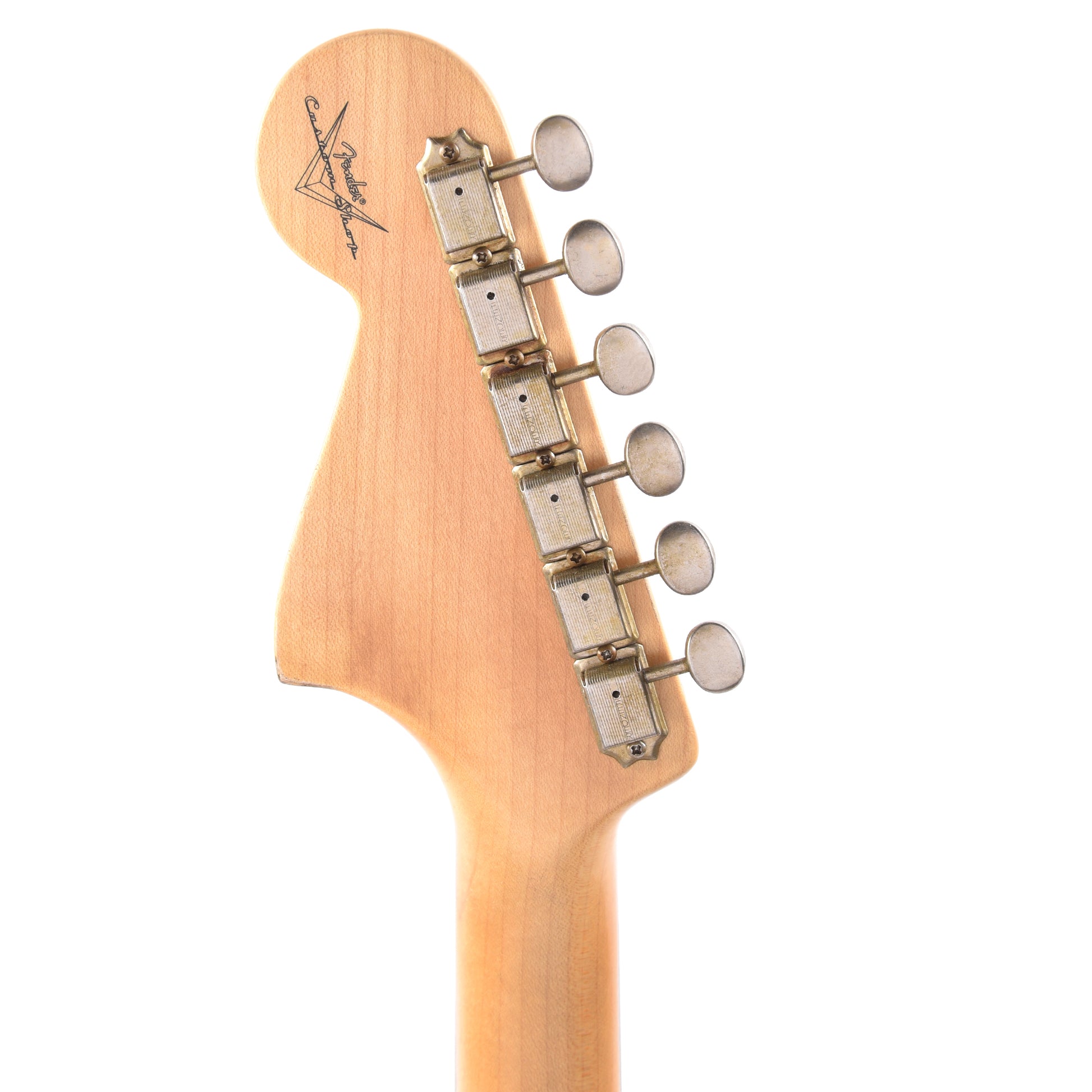 Fender Custom Shop Bass VI Journeyman Relic Vintage White Bass Guitars / 5-String or More