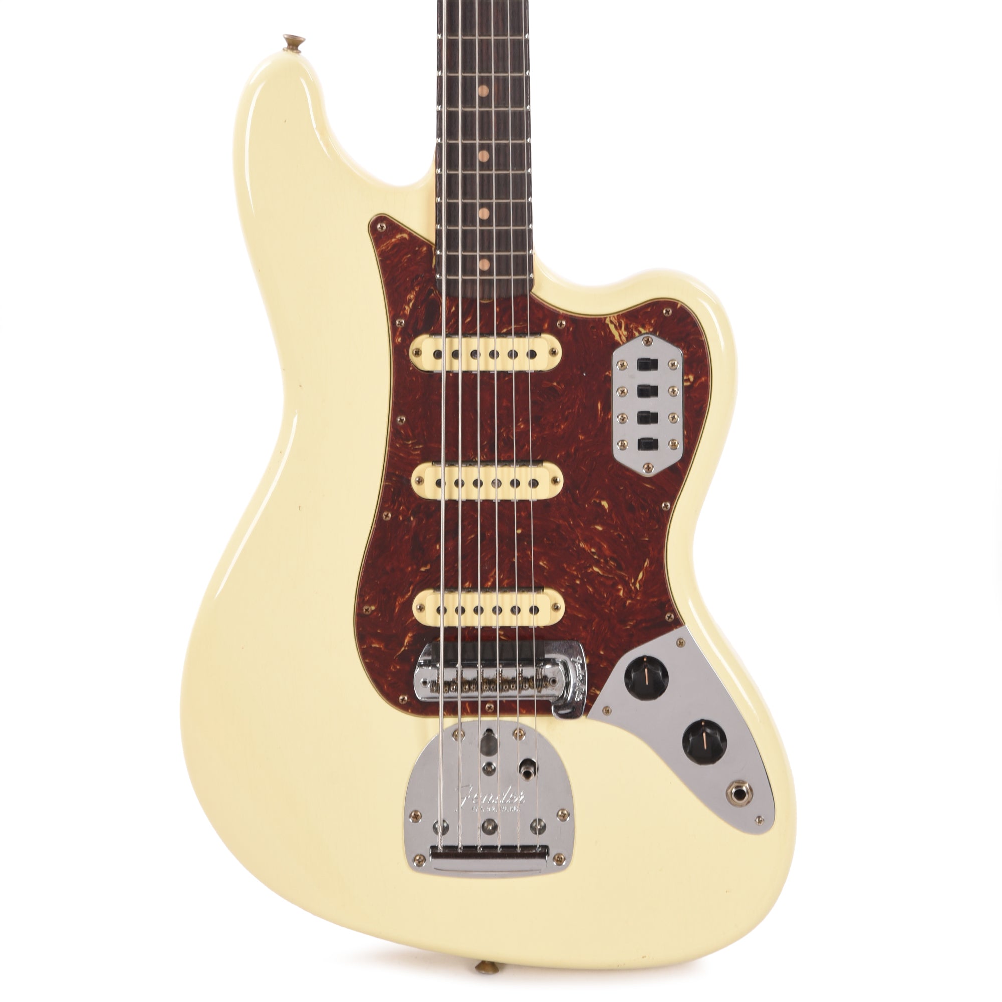 Fender Custom Shop Bass VI Journeyman Relic Vintage White Bass Guitars / 5-String or More