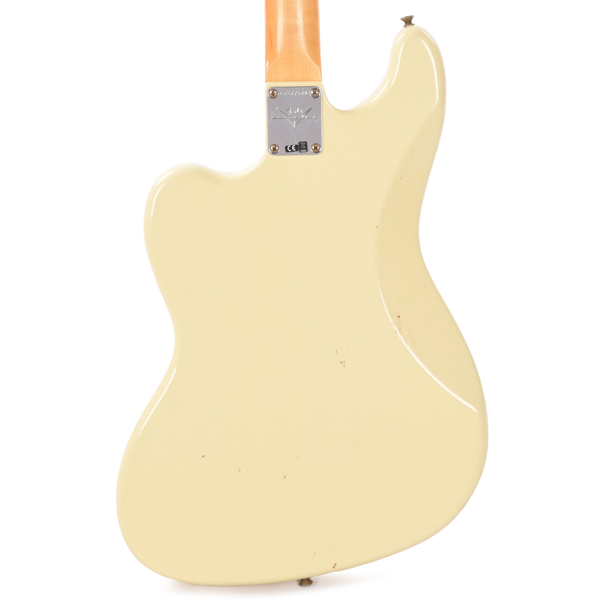 Fender Custom Shop Bass VI Journeyman Relic Vintage White Bass Guitars / 5-String or More