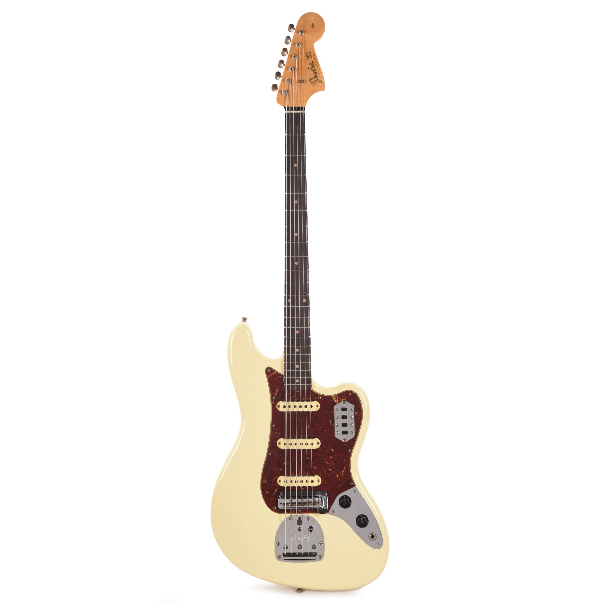 Fender Custom Shop Bass VI Journeyman Relic Vintage White Bass Guitars / 5-String or More