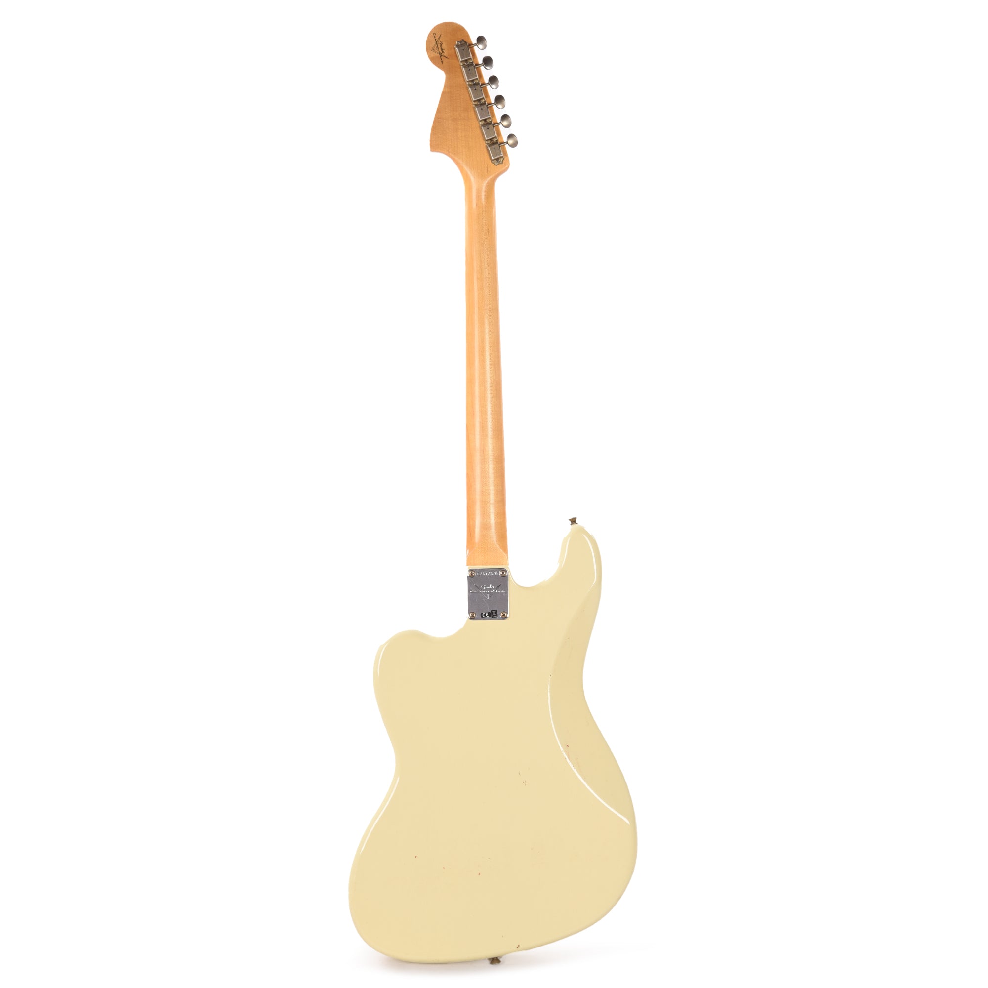 Fender Custom Shop Bass VI Journeyman Relic Vintage White Bass Guitars / 5-String or More