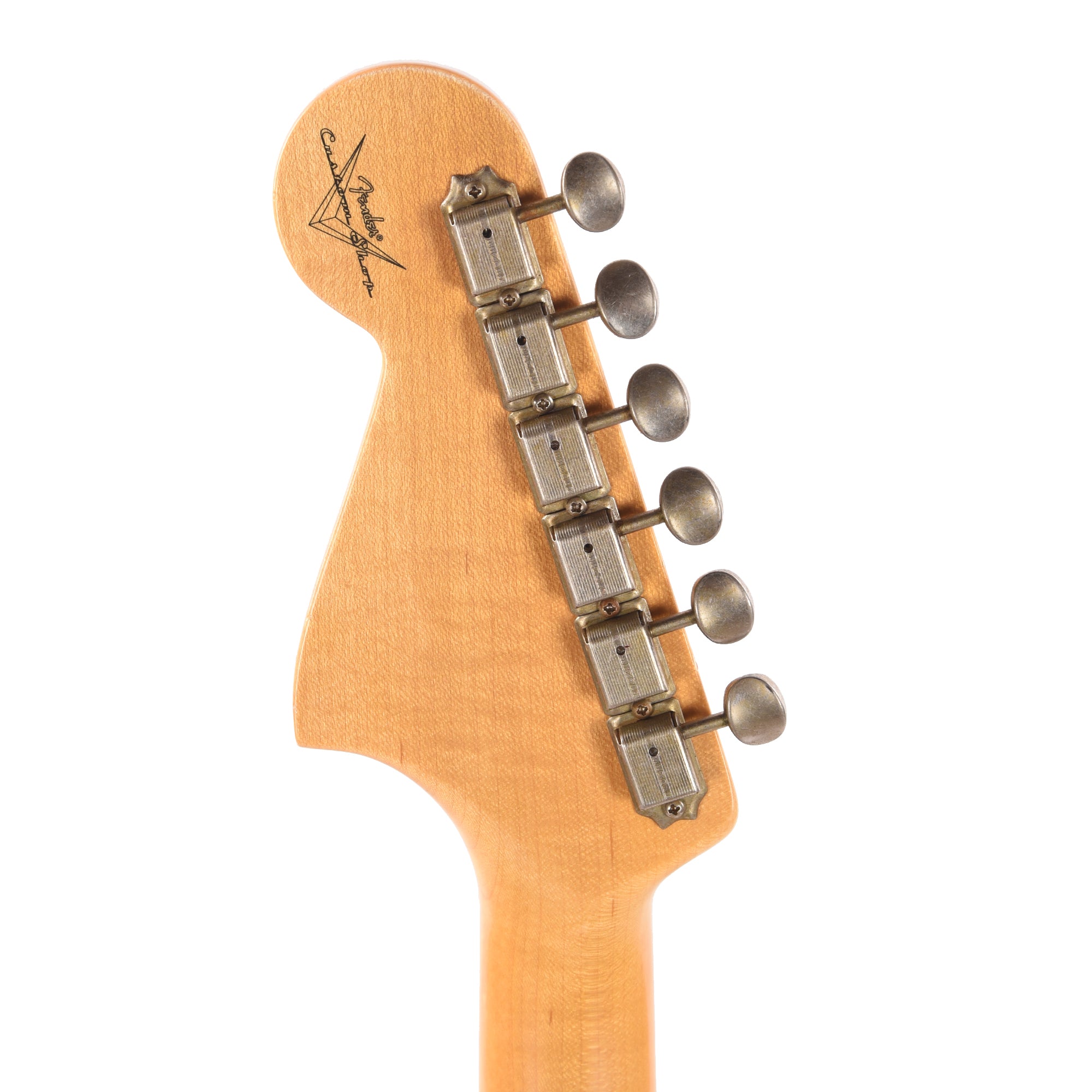 Fender Custom Shop Bass VI Journeyman Relic Vintage White Bass Guitars / 5-String or More