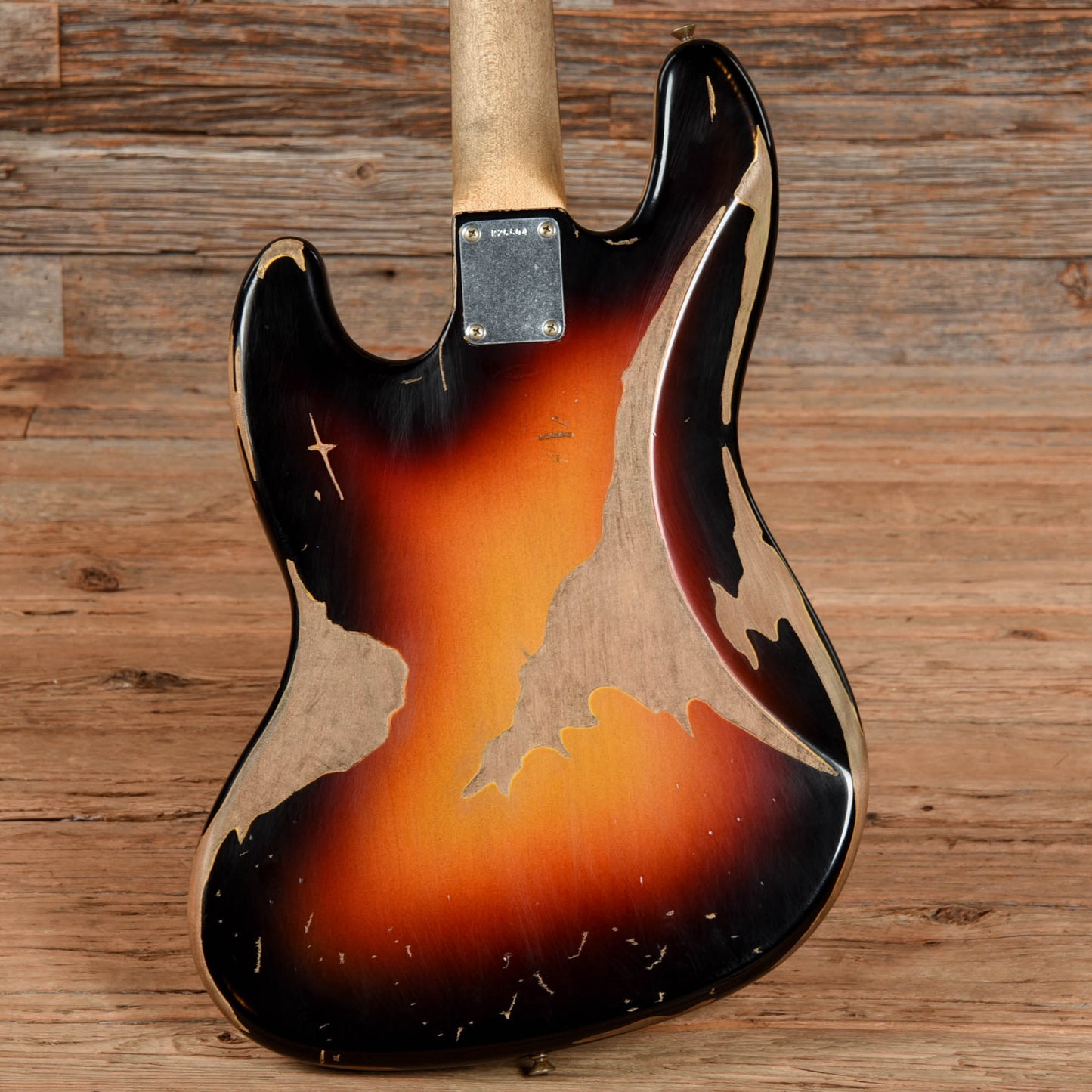 Fender Custom Shop Jaco Pastorius Tribute Jazz Bass Relic Sunburst 2006 Bass Guitars / 5-String or More
