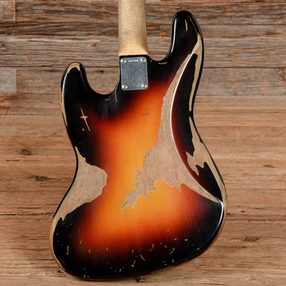 Fender Custom Shop Jaco Pastorius Tribute Jazz Bass Relic Sunburst 2006 Bass Guitars / 5-String or More