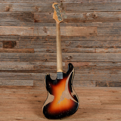 Fender Custom Shop Jaco Pastorius Tribute Jazz Bass Relic Sunburst 2006 Bass Guitars / 5-String or More
