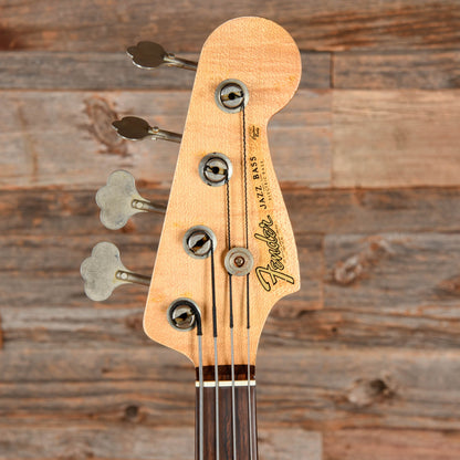 Fender Custom Shop Jaco Pastorius Tribute Jazz Bass Relic Sunburst 2006 Bass Guitars / 5-String or More
