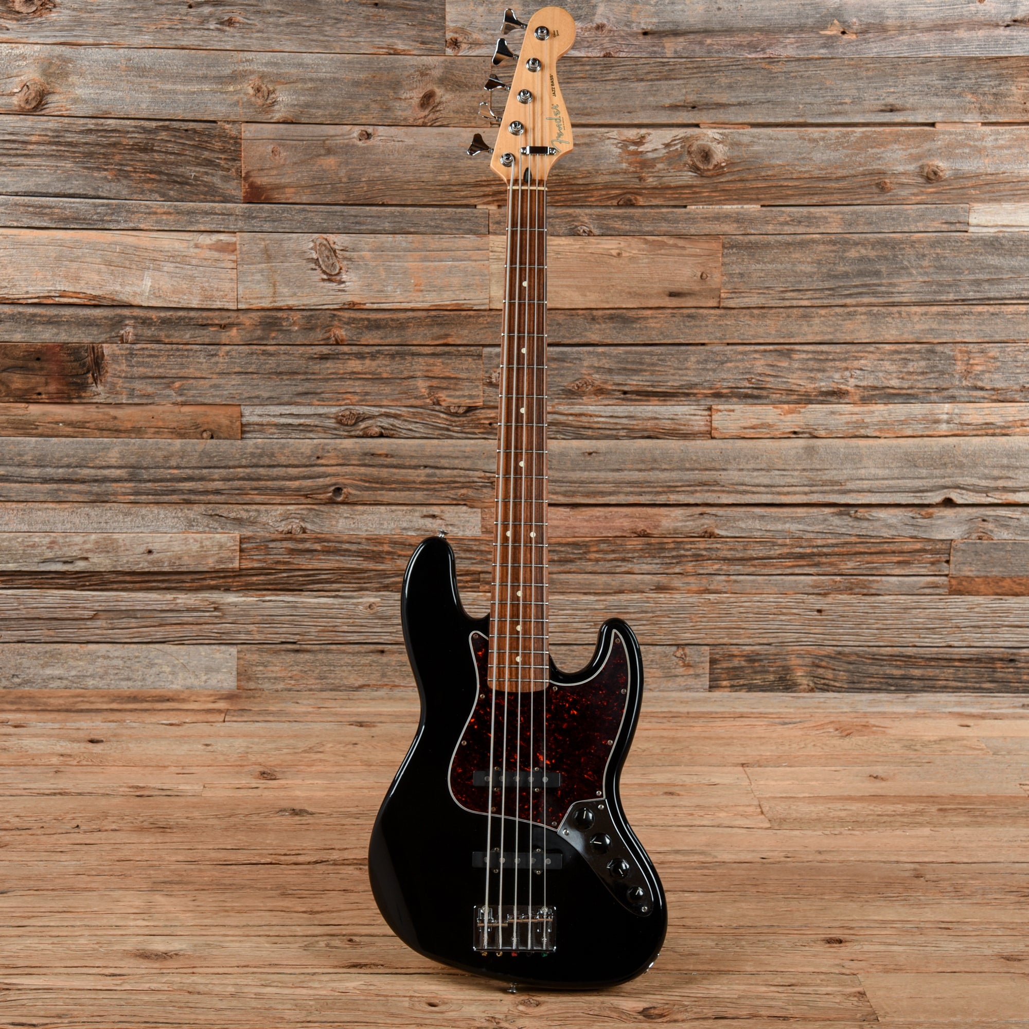 Fender Deluxe Active Jazz Bass V Black 1998 – Chicago Music Exchange