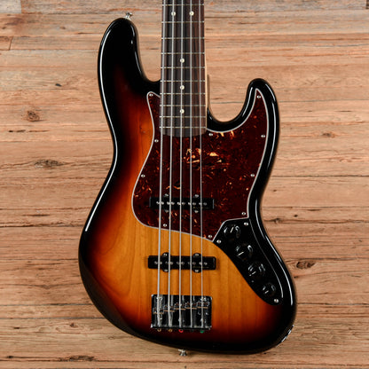 Fender Deluxe Active Jazz Bass V Brown Sunburst 2012 Bass Guitars / 5-String or More