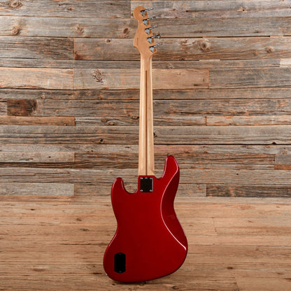 Fender Deluxe Active Jazz Bass V Candy Apple Red 2004 Bass Guitars / 5-String or More