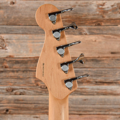 Fender Deluxe Active Jazz Bass V Candy Apple Red 2004 Bass Guitars / 5-String or More