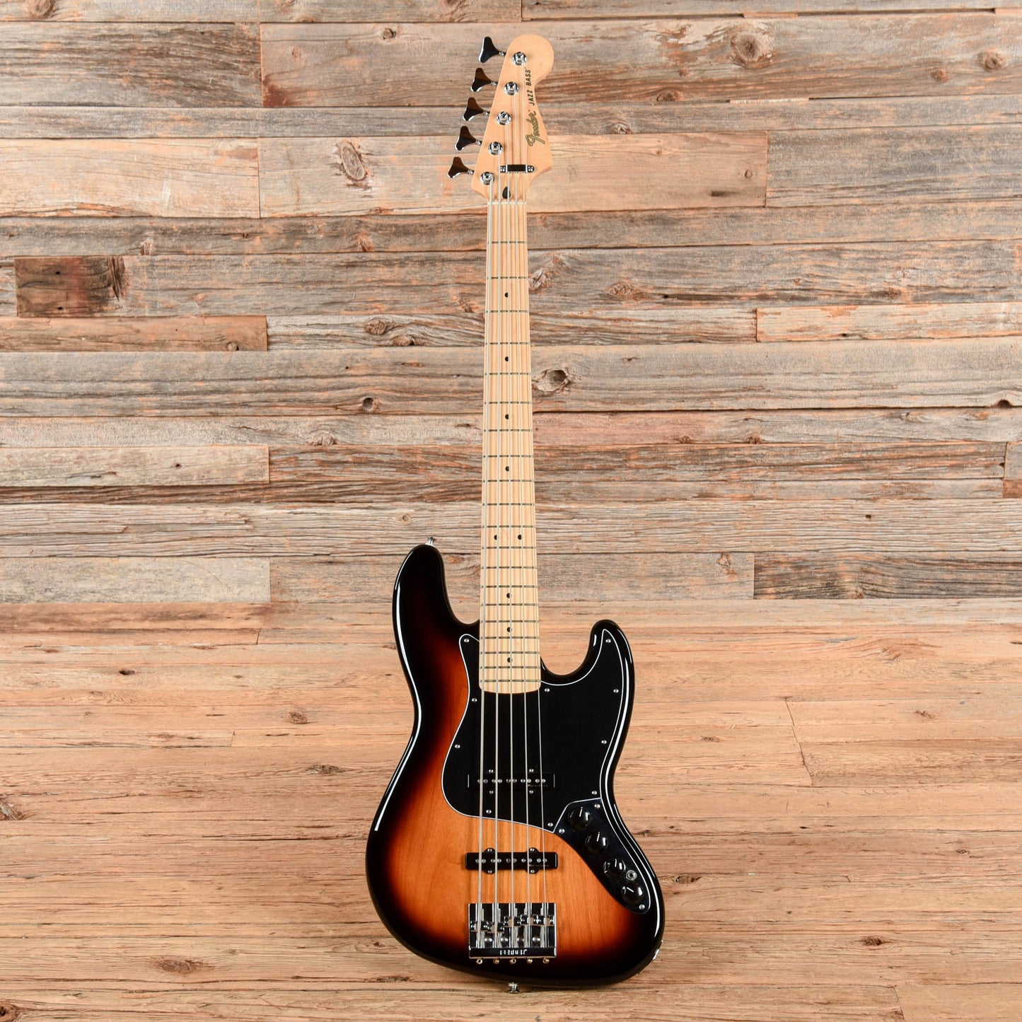 Fender Deluxe Active Jazz Bass V Sunburst 2021 Bass Guitars / 5-String or More