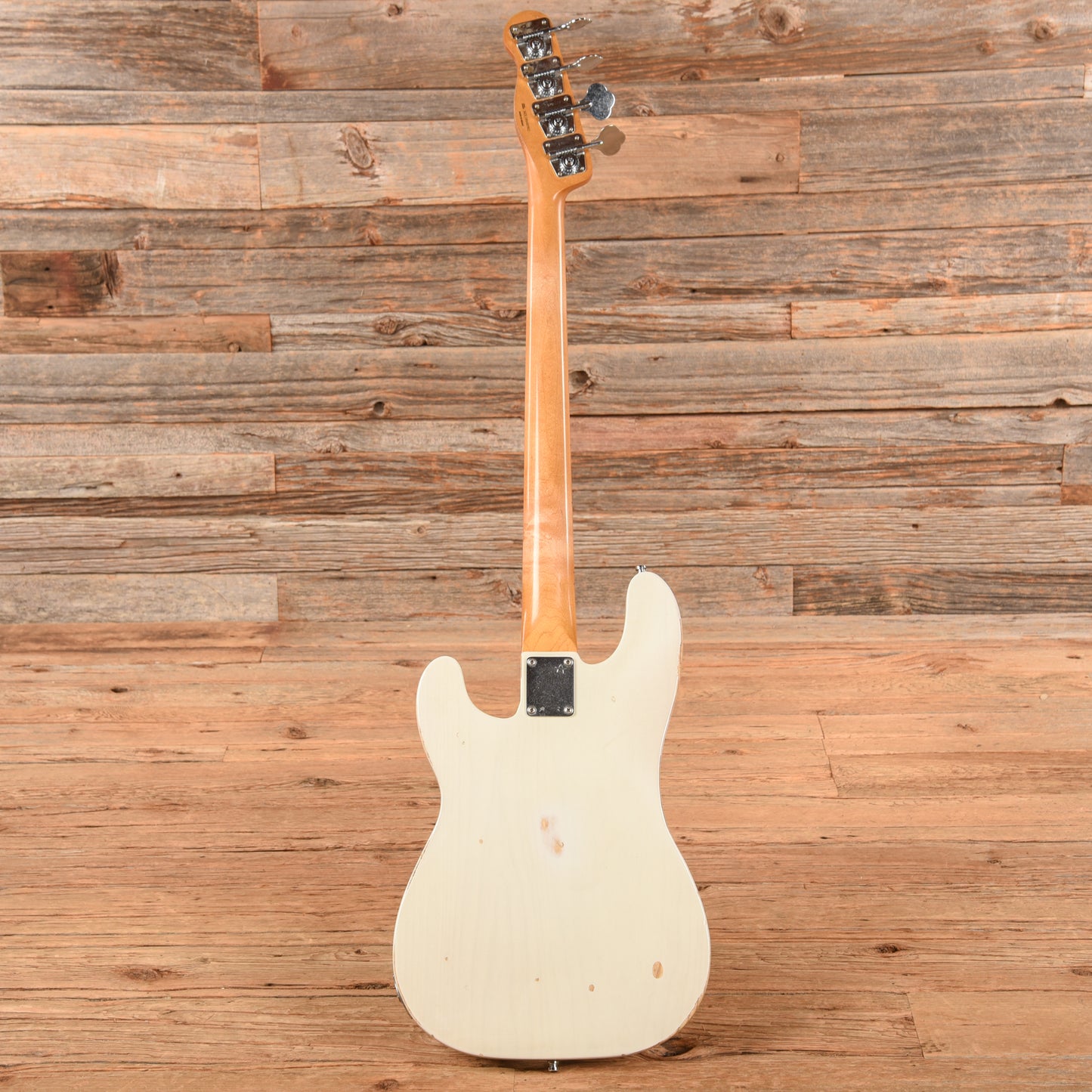 Fender Mike Dirnt Road Worn Artist Series Signature Precision Bass White Blonde 2018 Bass Guitars / 5-String or More