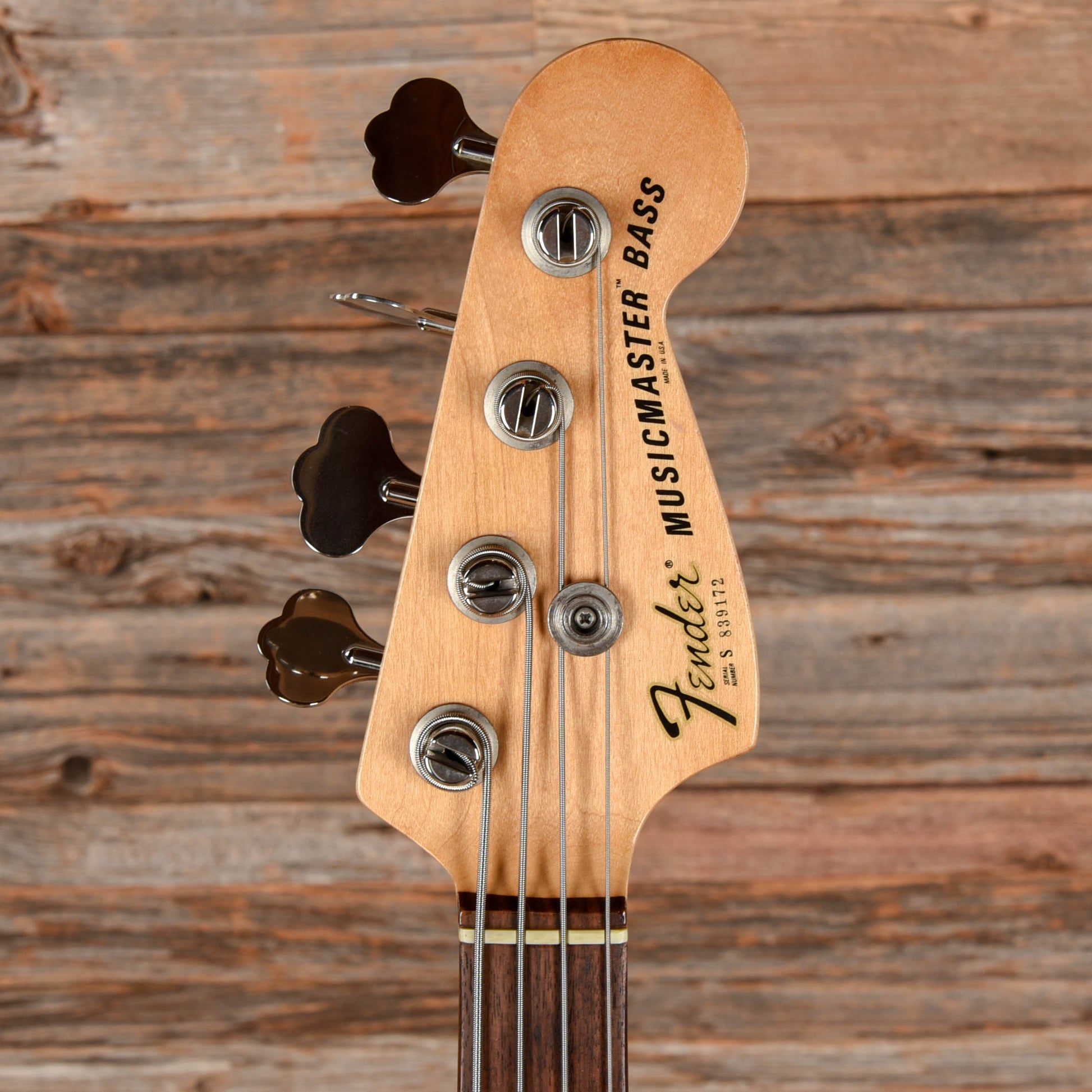 Fender Music Master Bass Red 1980 Bass Guitars / 5-String or More