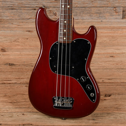Fender Music Master Bass Red 1980 Bass Guitars / 5-String or More