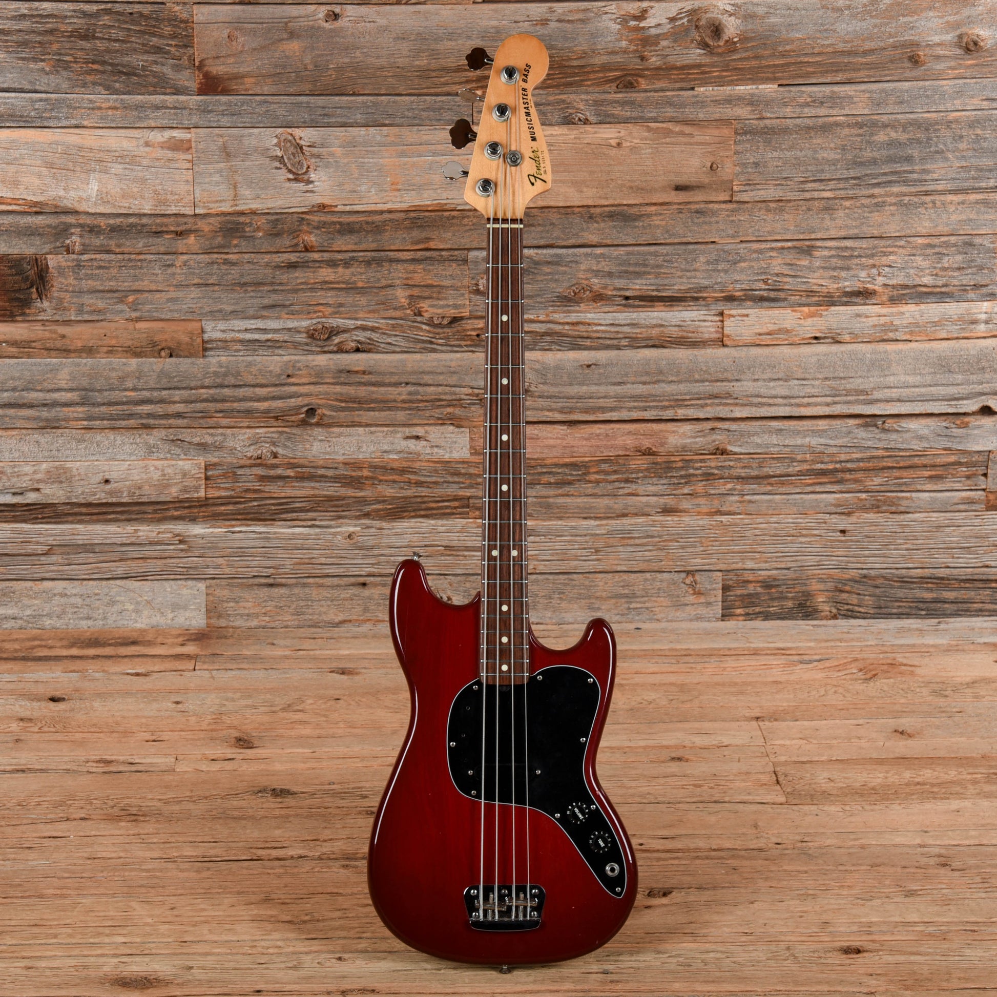 Fender Music Master Bass Red 1980 Bass Guitars / 5-String or More