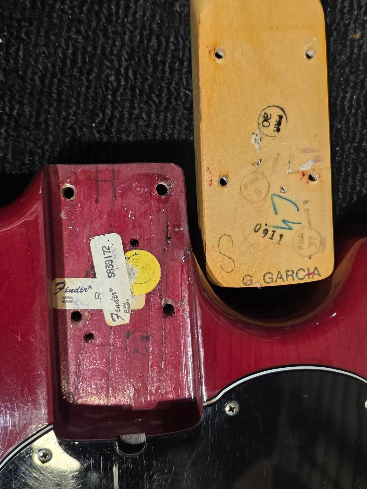 Fender Music Master Bass Red 1980 Bass Guitars / 5-String or More